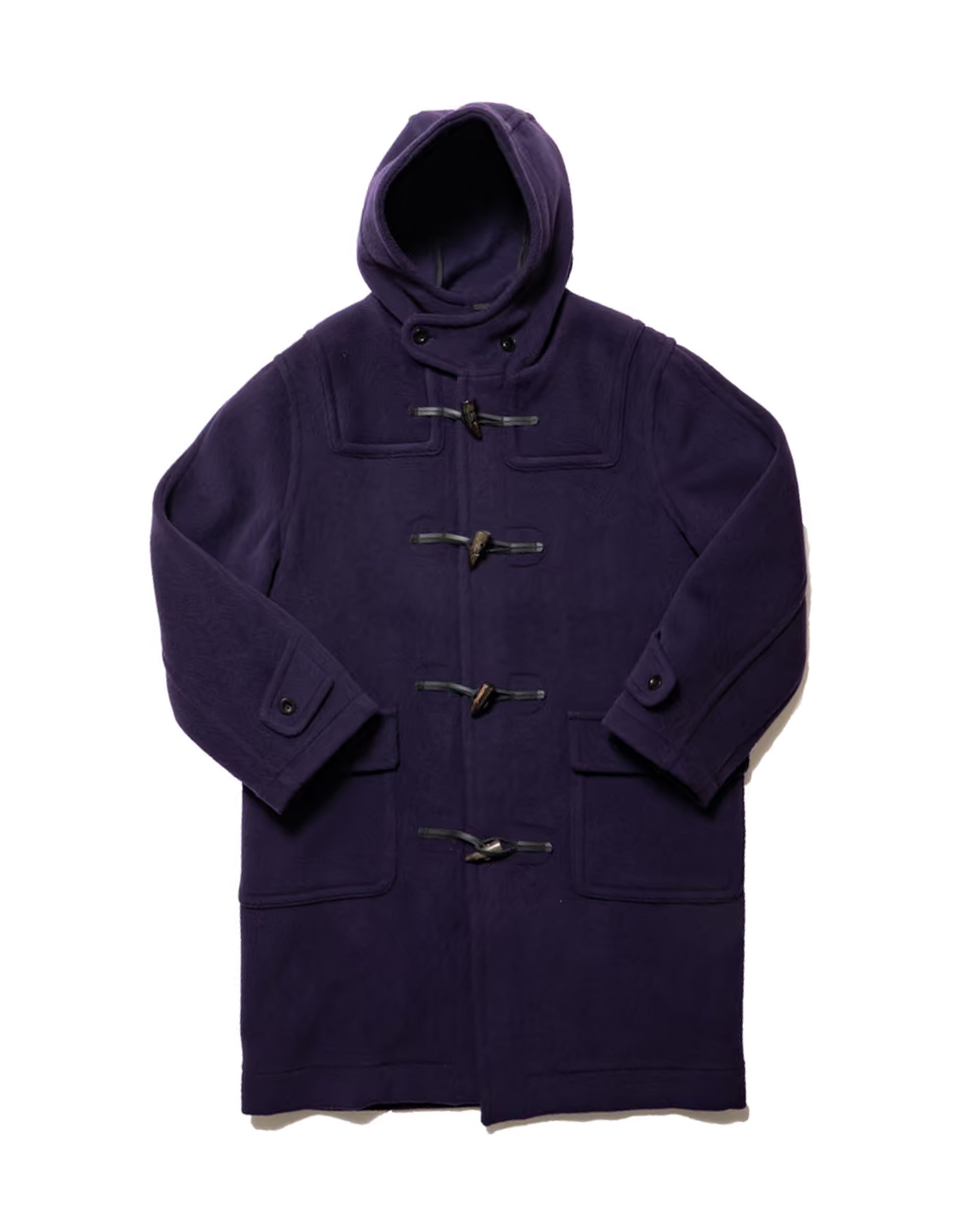GLENMORE DUFFLE COAT — ネイビー フード付きダッフルコート